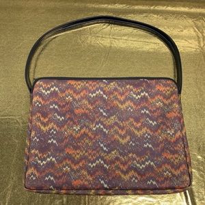 Missoni Shoulder Bag Women's Vintage Rare Multicolor Purse‎ Made in Italy